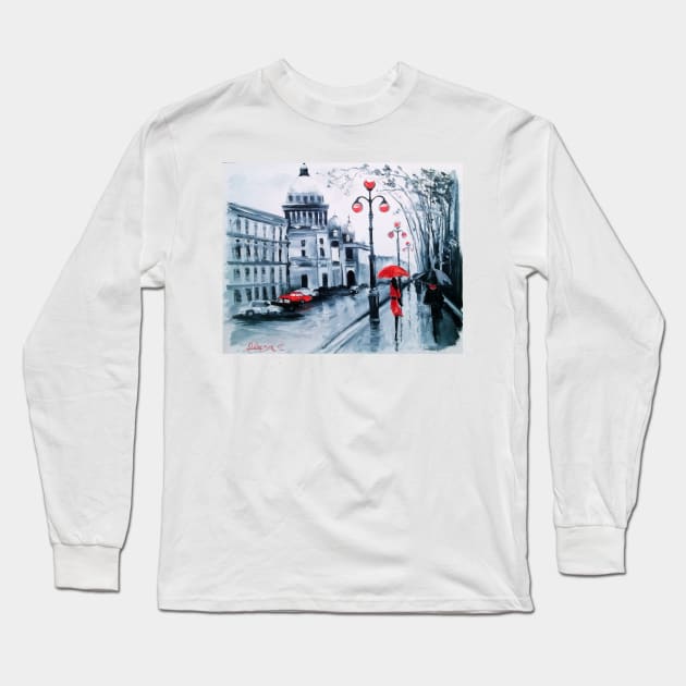 St. Petersburg Long Sleeve T-Shirt by OLHADARCHUKART